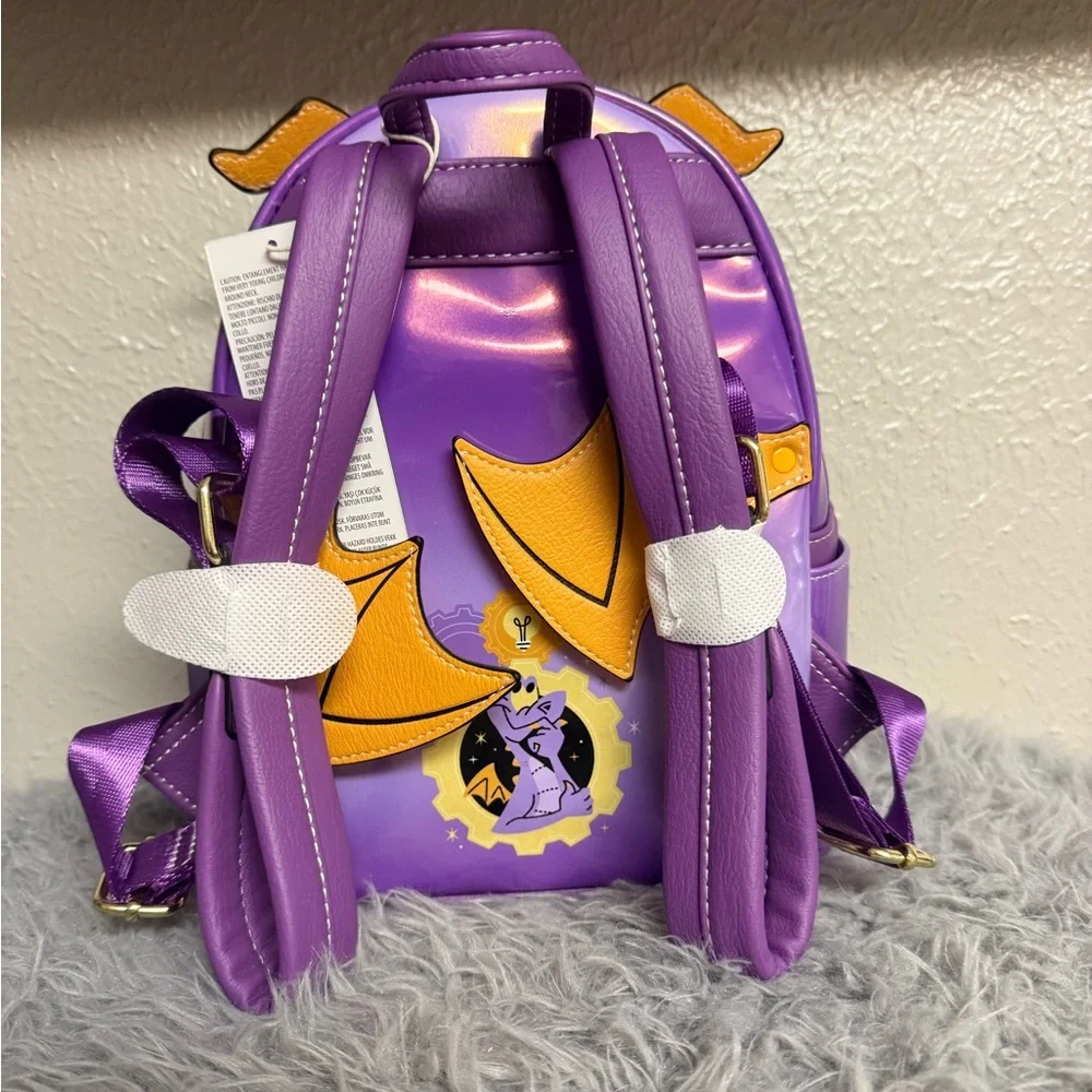 Loungefly Figment Purple and Yellow Kids Mini Backpack